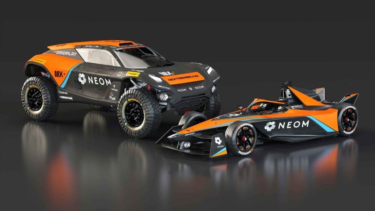 Neom McLaren Racing Team Unveils World's First AI-Designed Car Livery ...