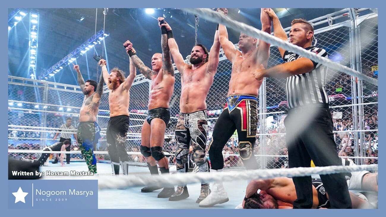 Randy Orton, Cody Rhodes, Seth Rollins, Sami Zayn, and Jey Uso won a WarGames match at Survivor Series 2023