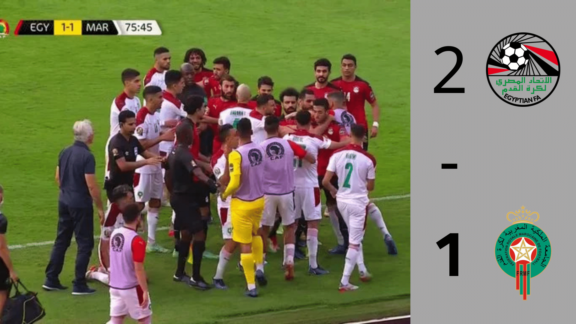 مراسل MBC مصر يكشف لبرنامج الحكاية تفاصيل المشكلة التي حدثت بين لاعبي منتخب مصر والمغرب بعد انتهاء المباراة 2 30/1/2022 - 10:57 م