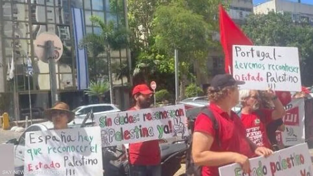 بالفيديو: مظاهرة في تل أبيب لدعم إسبانيا في الاعتراف بالدولة الفلسطينية